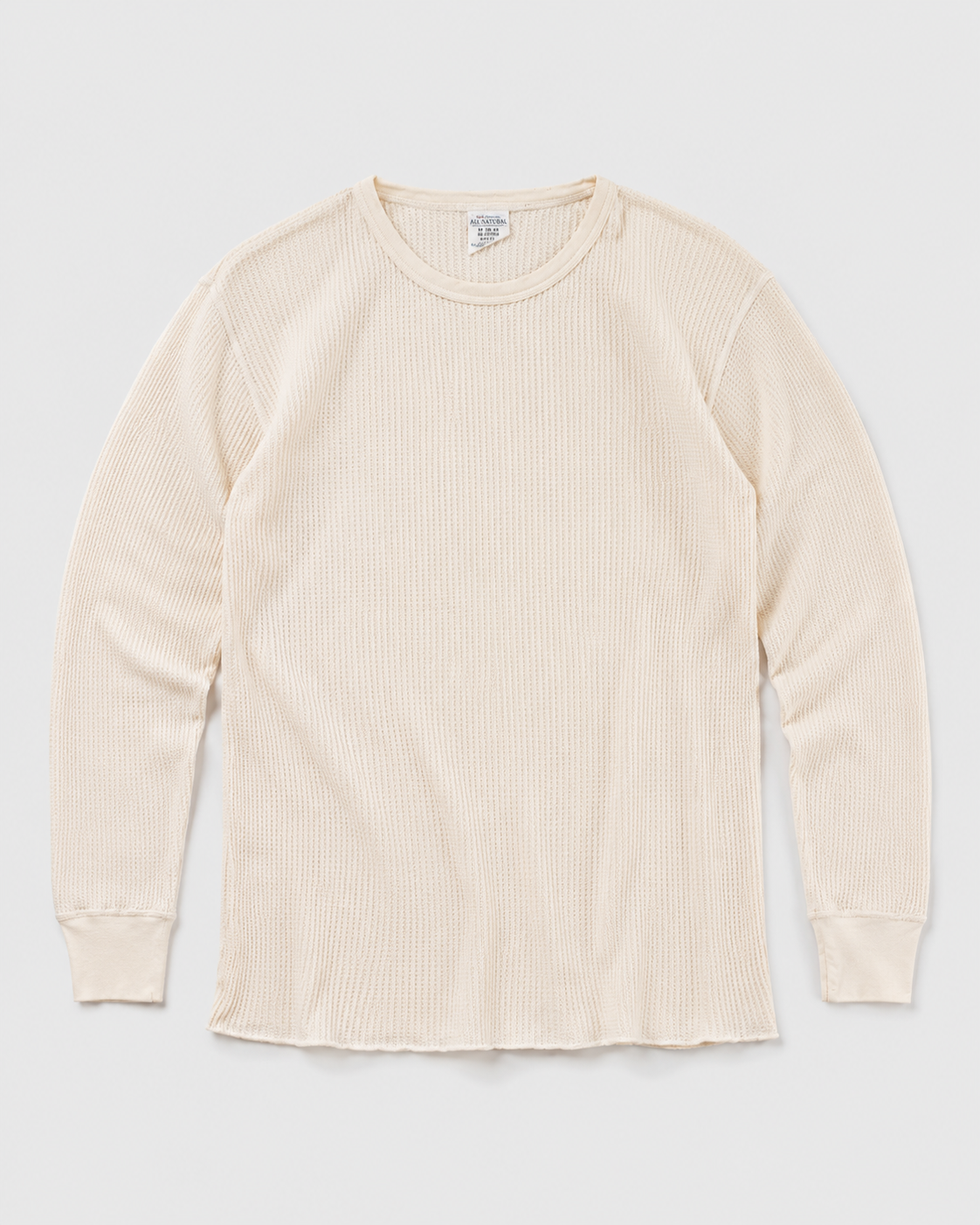 1990s Thermal waffle knit tee (M)