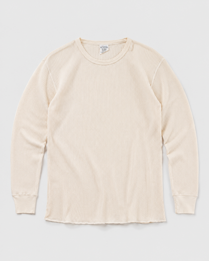 1990s Thermal waffle knit tee (M)