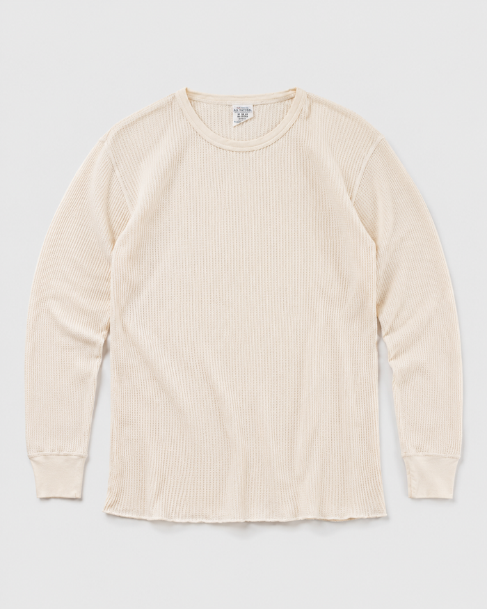 1990s Thermal waffle knit tee (M)