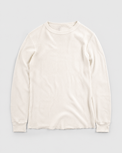 1980s Thermal waffle knit tee (M)