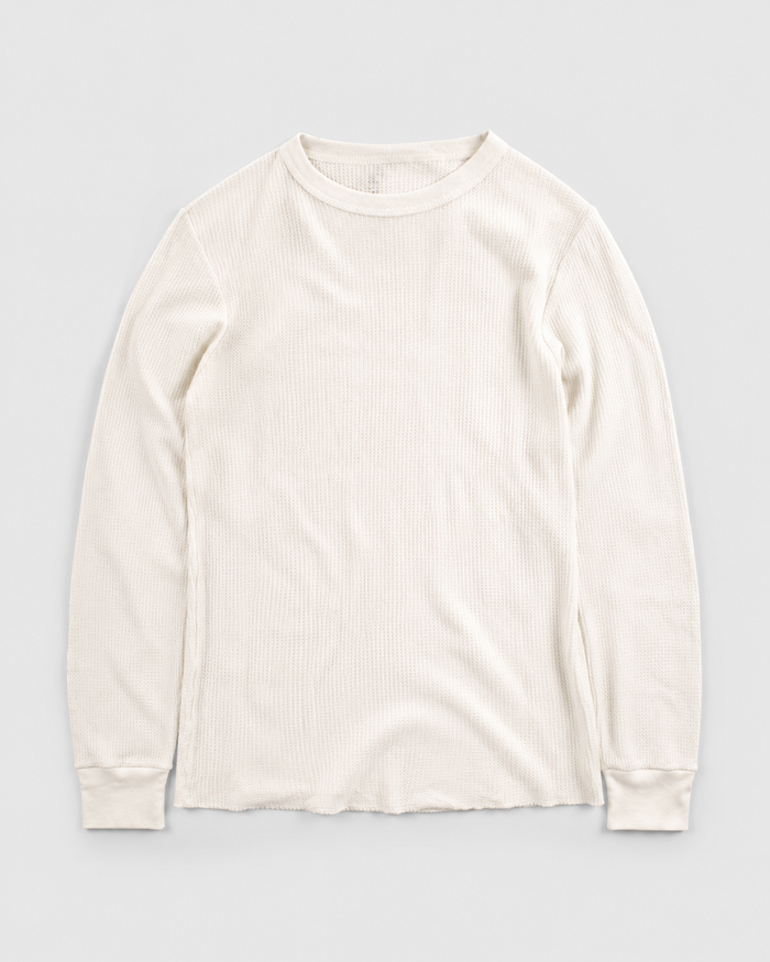 1980s Thermal waffle knit tee (M)