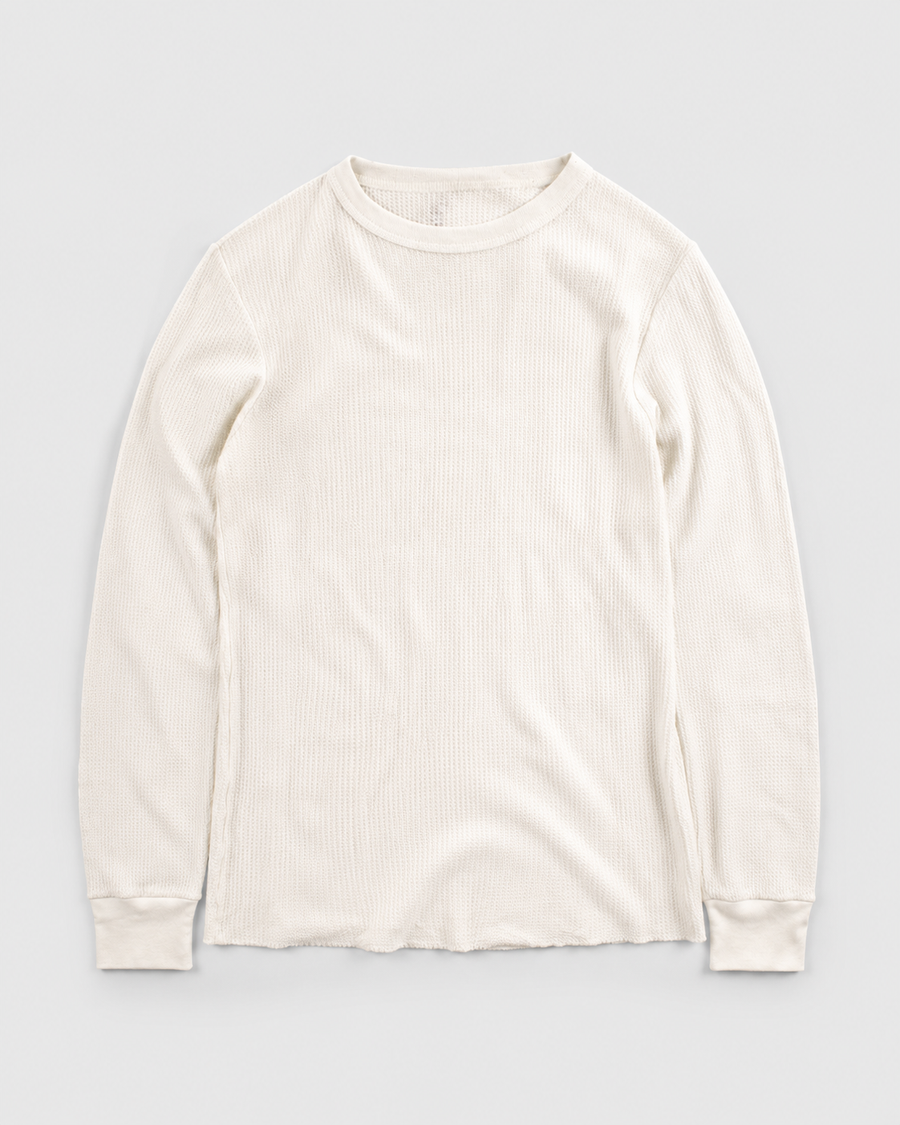 1980s Thermal waffle knit tee (M)