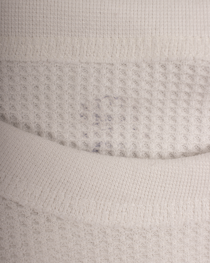 1980s Thermal waffle knit tee (M)
