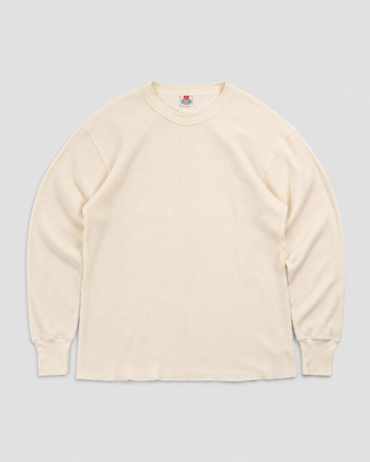 1990s Hanes Thermal waffle knit tee (XL)
