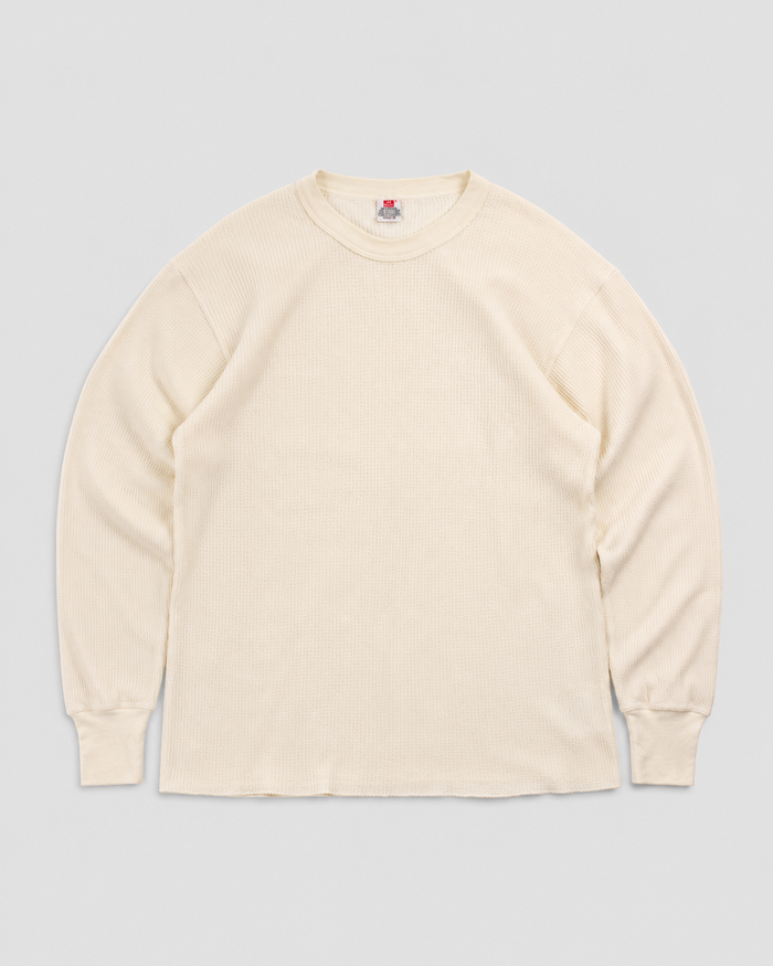 1990s Hanes Thermal waffle knit tee (XL)