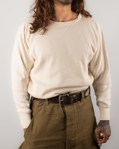 1990s Thermal waffle knit tee (2XL)