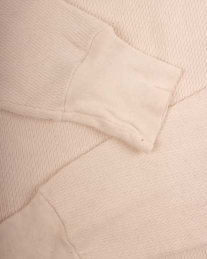 2000s Thermal waffle knit tee (L)