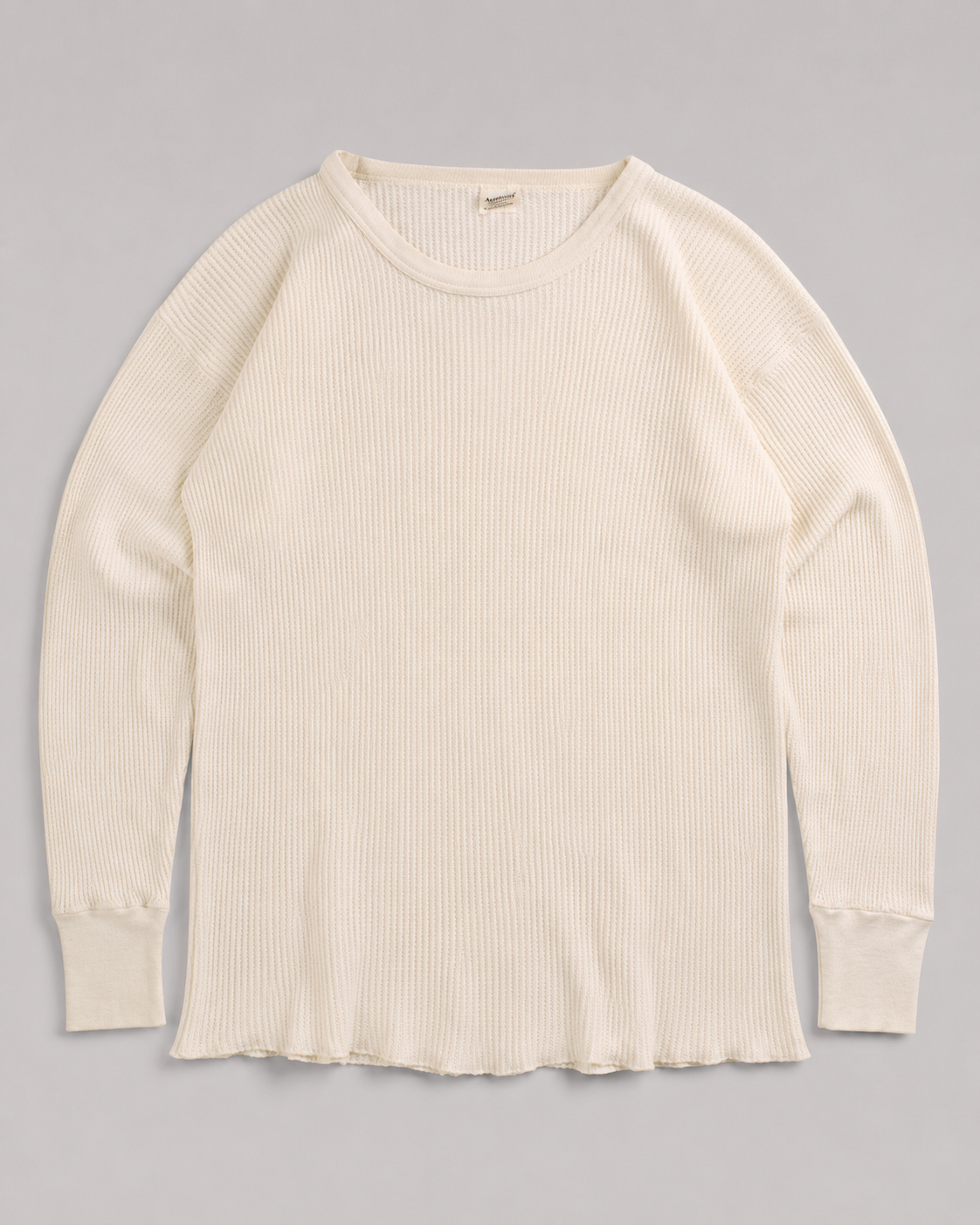 1980s Thermal waffle knit tee (L)