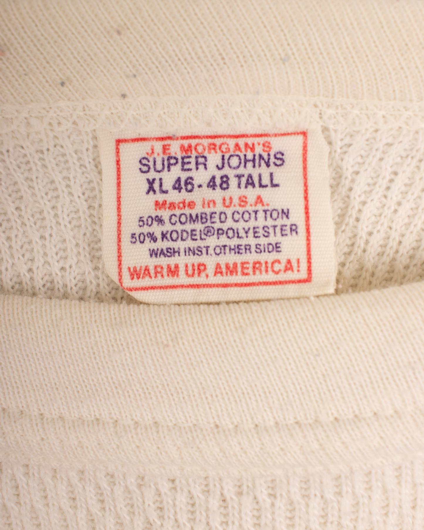 1970s Thermal waffle knit tee (XL)