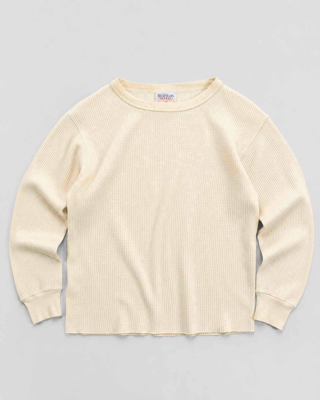 1990s Thermal waffle knit tee (M)