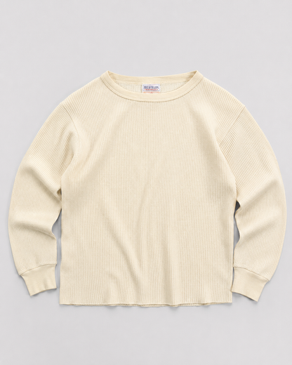 1990s Thermal waffle knit tee (M)