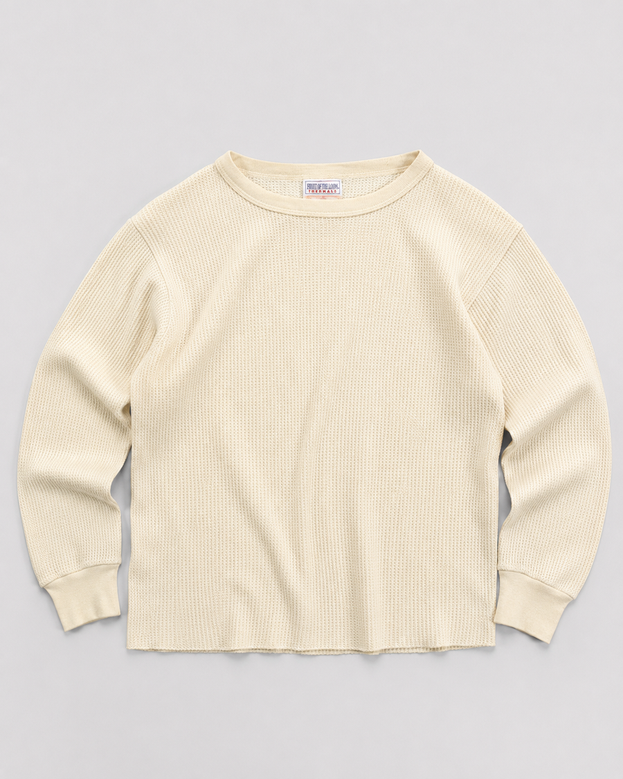 1990s Thermal waffle knit tee (M)
