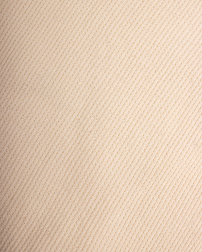 1980s cream Thermal waffle knit tee (S)