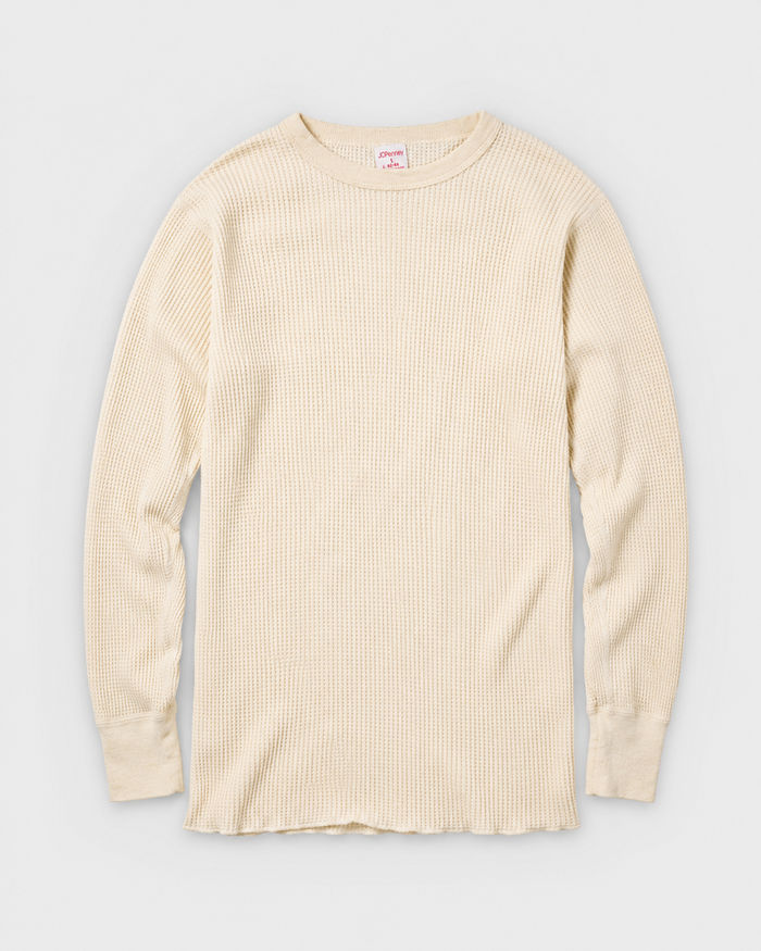 1980s JC Penney Thermal waffle knit tee (XS)