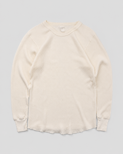 1980s Thermal waffle knit tee (S)