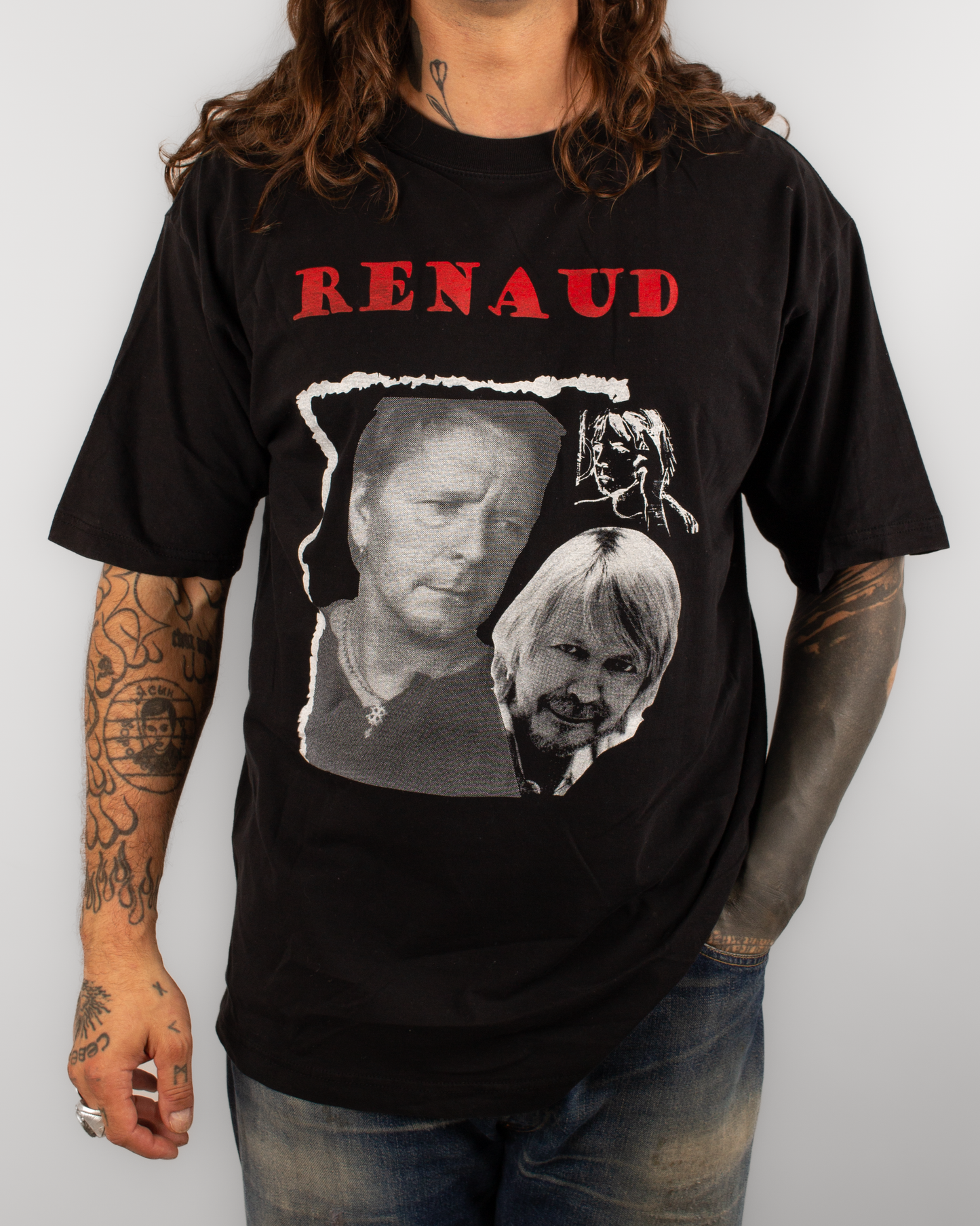 2000s Renaud french singer tee (XL)