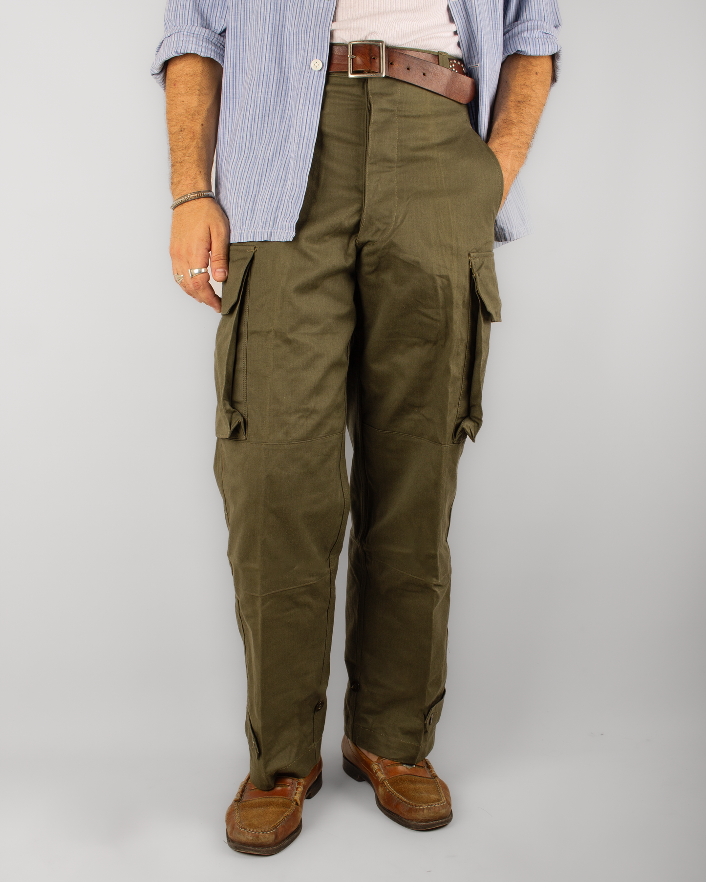 1960s french army M47 cargo pants (W30)