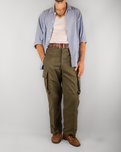 1960s french army M47 cargo pants (W30)