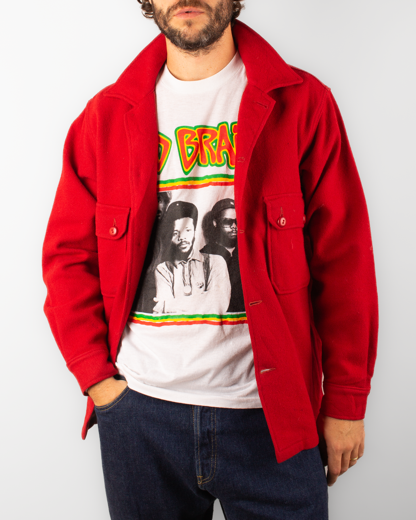 1950s Boyscout Jac-shirt (L)