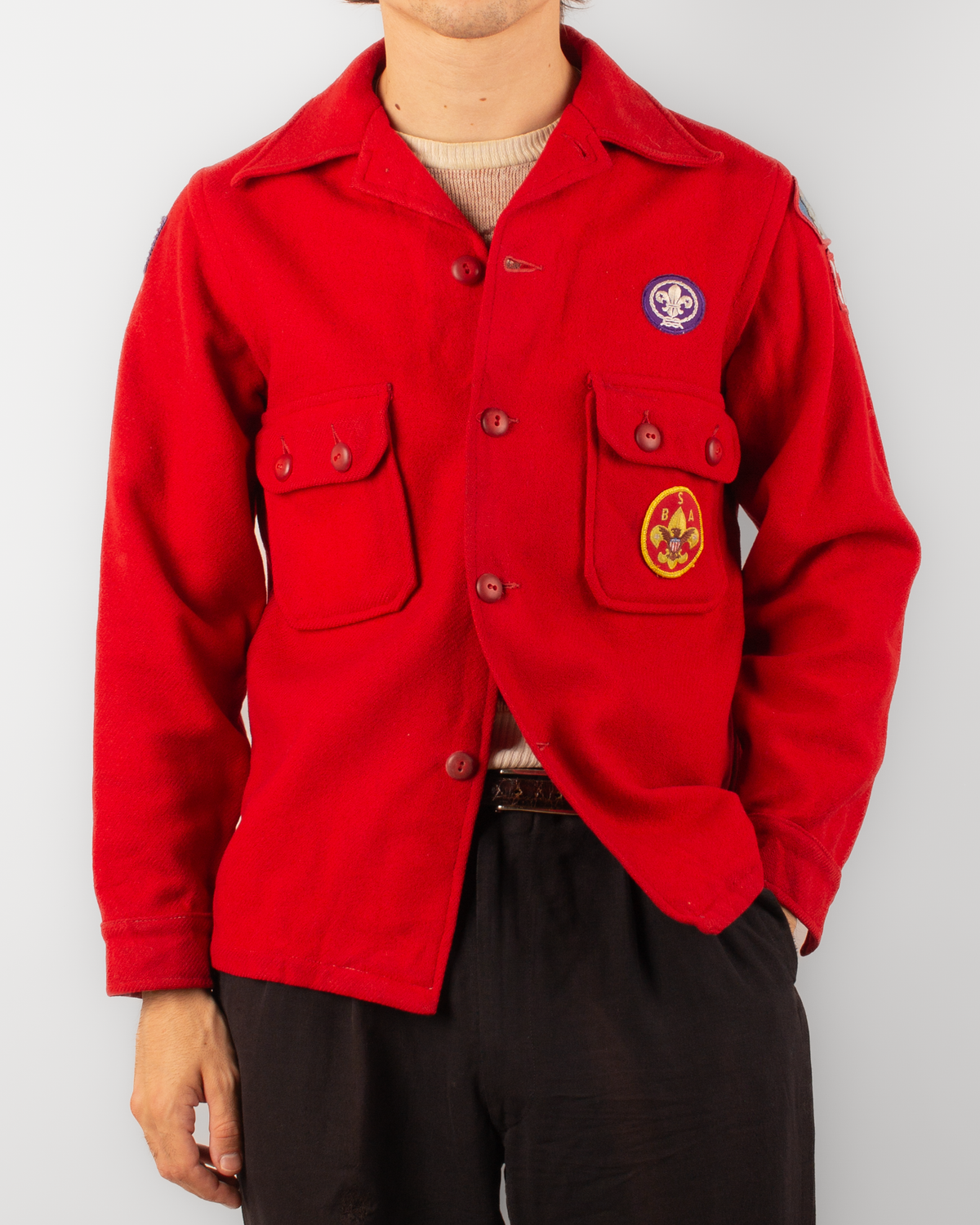 1950s Boyscout Jac-shirt (S)