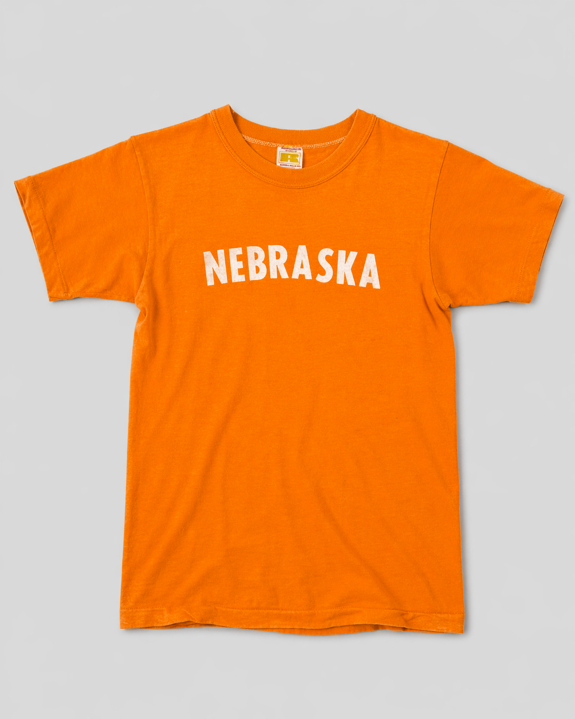 1970s Russell college kids tee (orange)