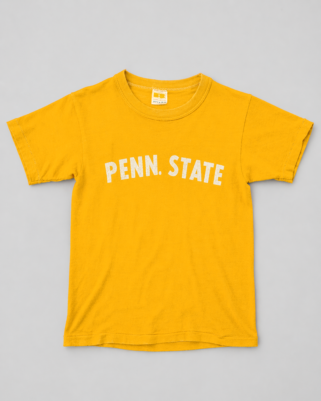 single stitch I Love NY I love new york college tee harvard university highschool printed t-shirt 1970s 70s baby tee crop t-shirt vintage cropped tee 