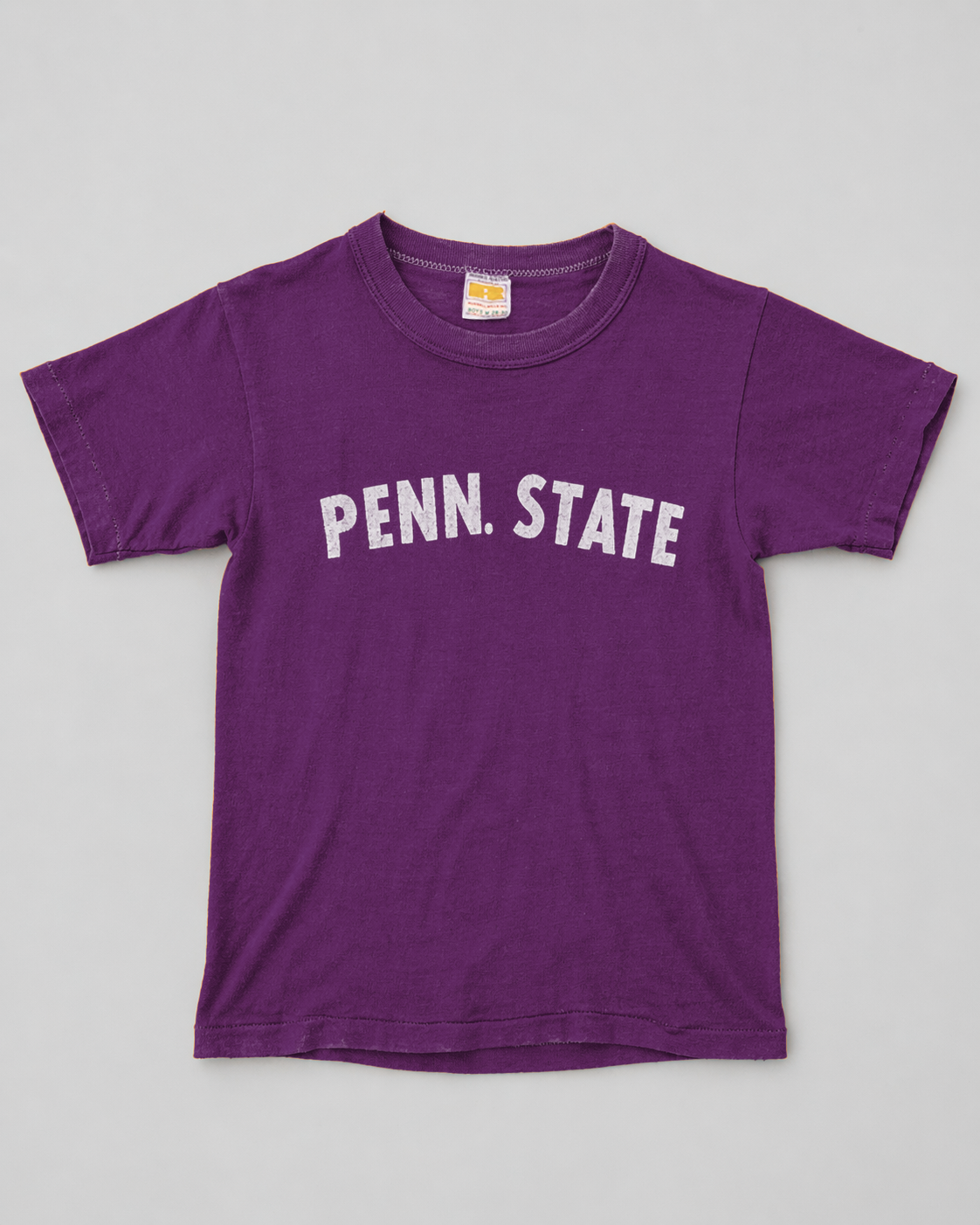 single stitch I Love NY I love new york college tee harvard university highschool printed t-shirt 1970s 70s baby tee crop t-shirt vintage cropped tee 
