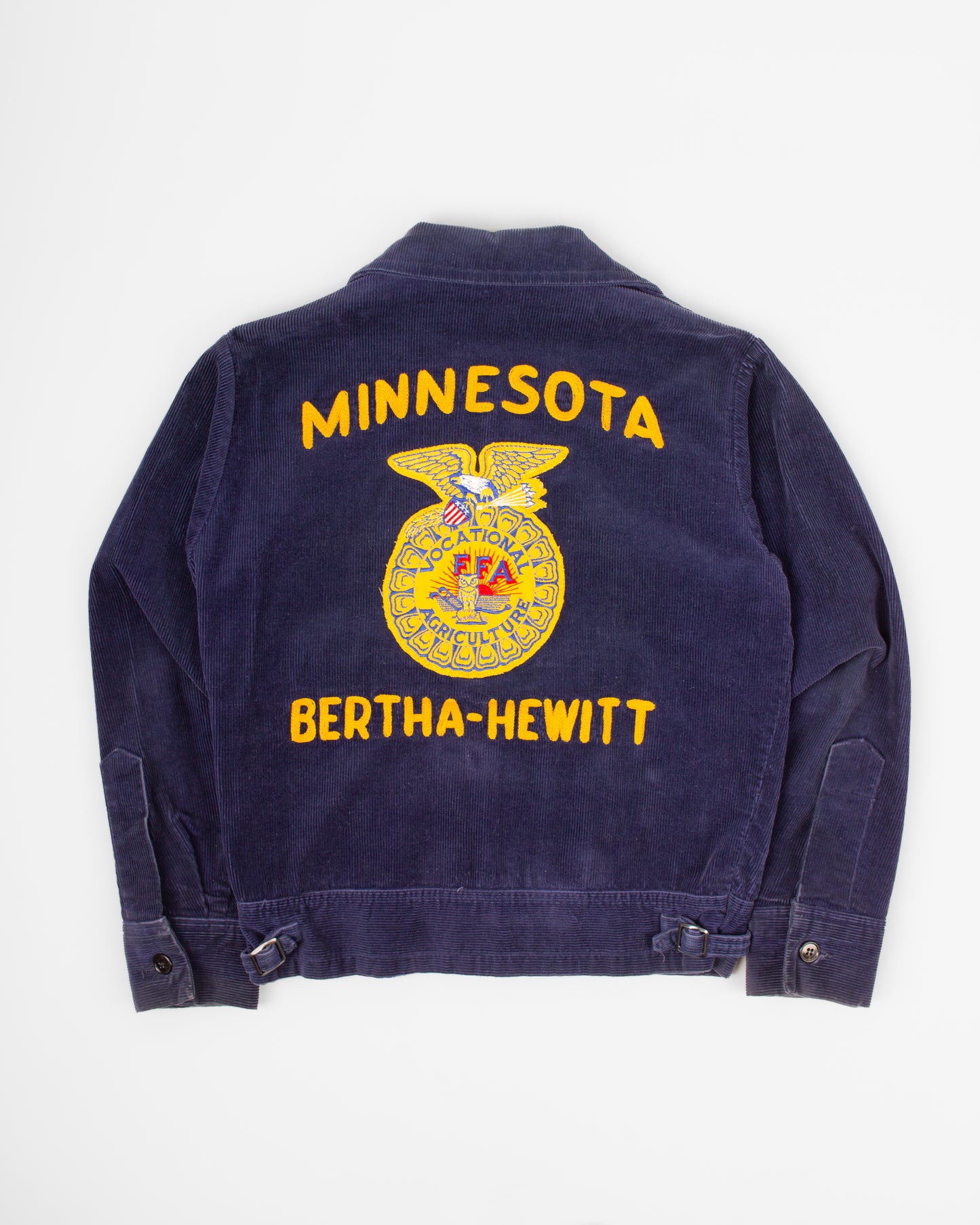 1960s FFA Jacket, Future Farmers of America Jacket, Vintage Corduroy Jacket, Minnesota FFA, Bertha Hewitt FFA, Talon Zipper Jacket, Vintage Americana, Vintage Workwear, Embroidered Jacket, American Heritage Clothing, True Vintage Jacket, Made in USA.