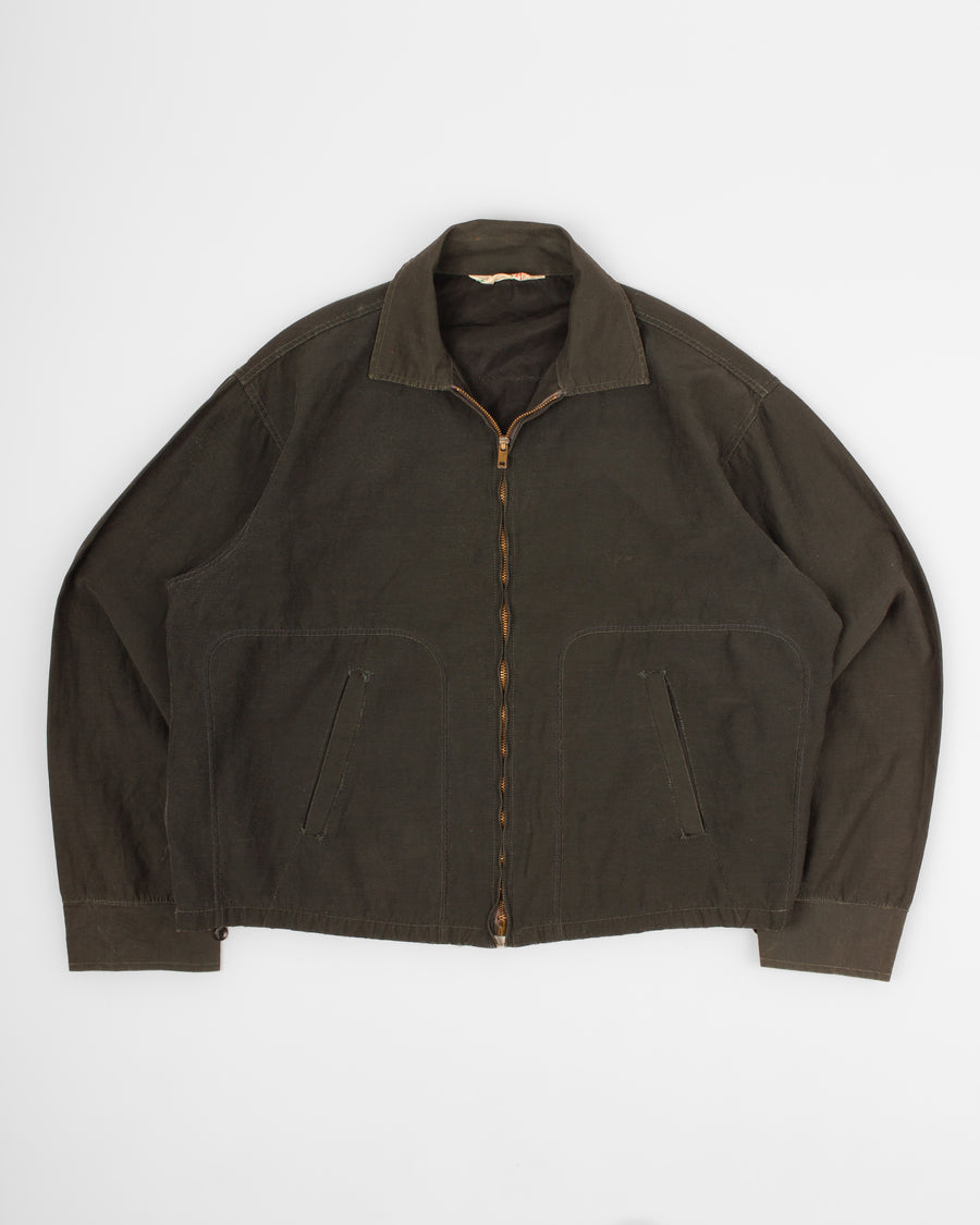 1960s Rayon Golf Jacket (M)