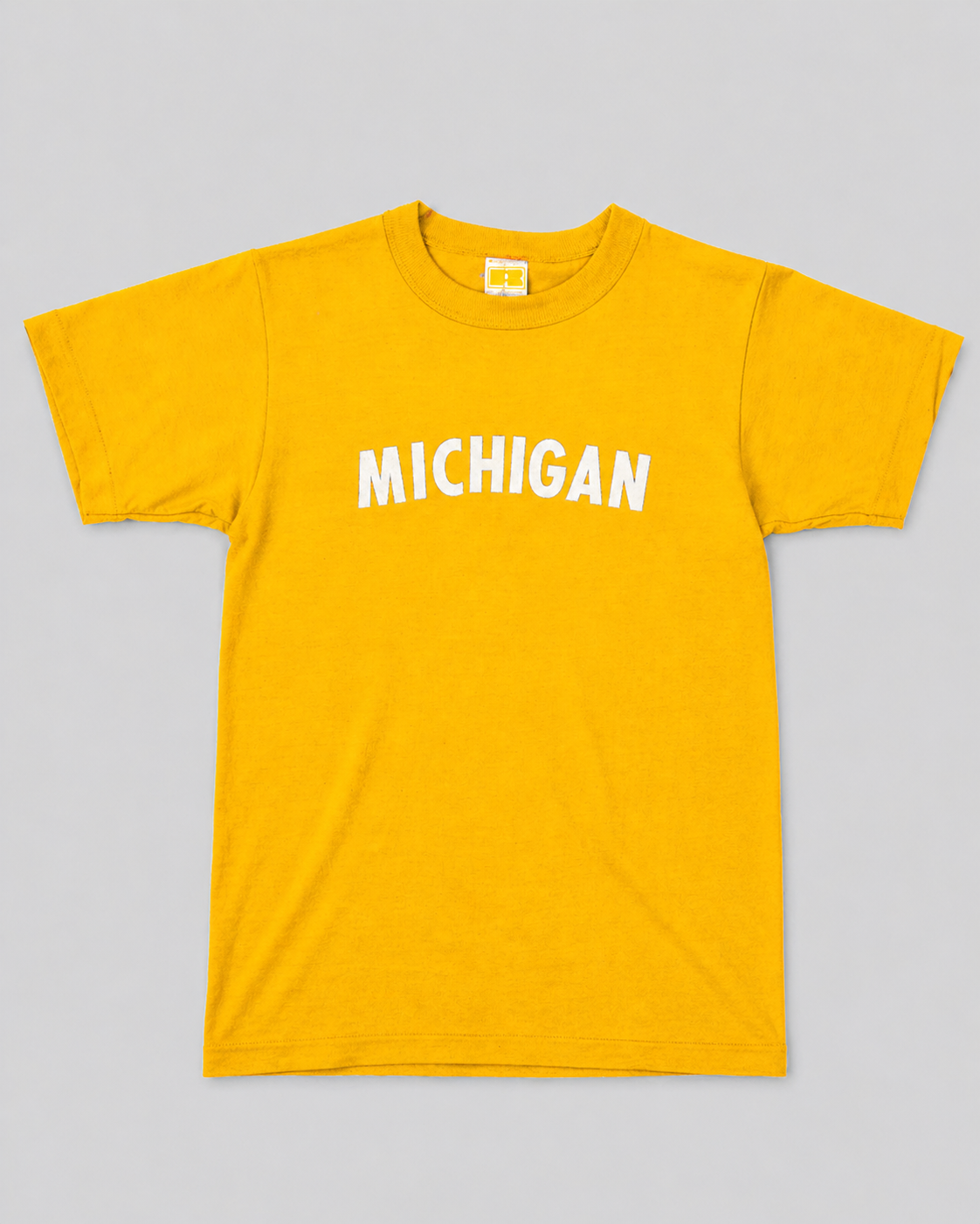 single stitch I Love NY I love new york college tee harvard university highschool printed t-shirt 1970s 70s baby tee crop t-shirt vintage cropped tee 
