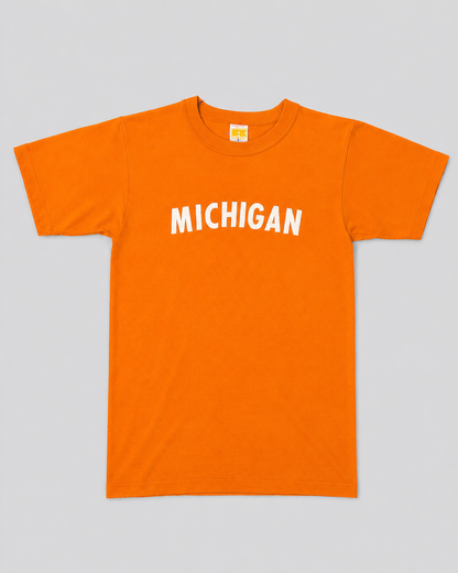 1970s Russell college kids tee (orange)