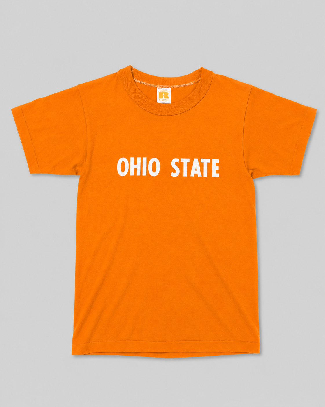 1970s Russell college kids tee (orange)