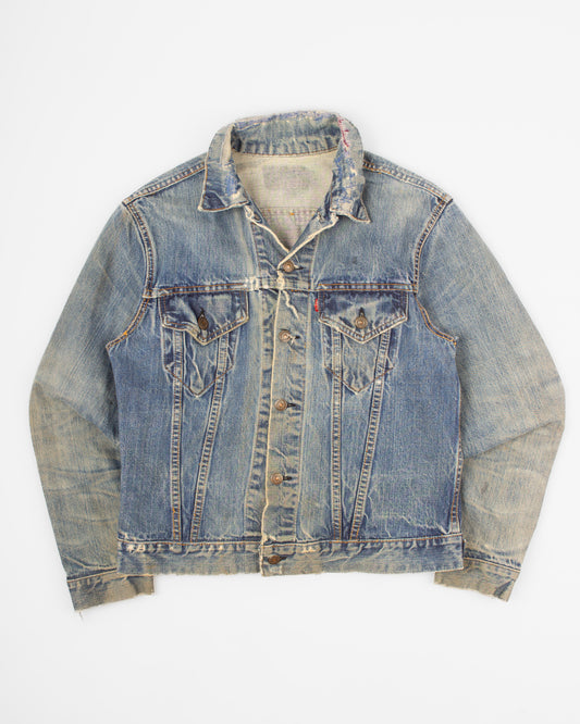 1960s Levi’s Type III, Levi’s Big E Jacket, Vintage Levi’s Trucker Jacket, Big E Denim Jacket, Levi’s Type 3, Vintage Denim Jacket, Selvedge Era Levi’s, American Workwear, Distressed Denim Jacket, Levi Strauss Jacket, Made in USA, True Vintage Levi’s. 60s type 2 type 1 type II buckleback, T back