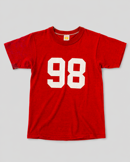 single stitch I Love NY I love new york college tee harvard university highschool printed t-shirt 1970s 70s baby tee crop t-shirt vintage cropped tee 