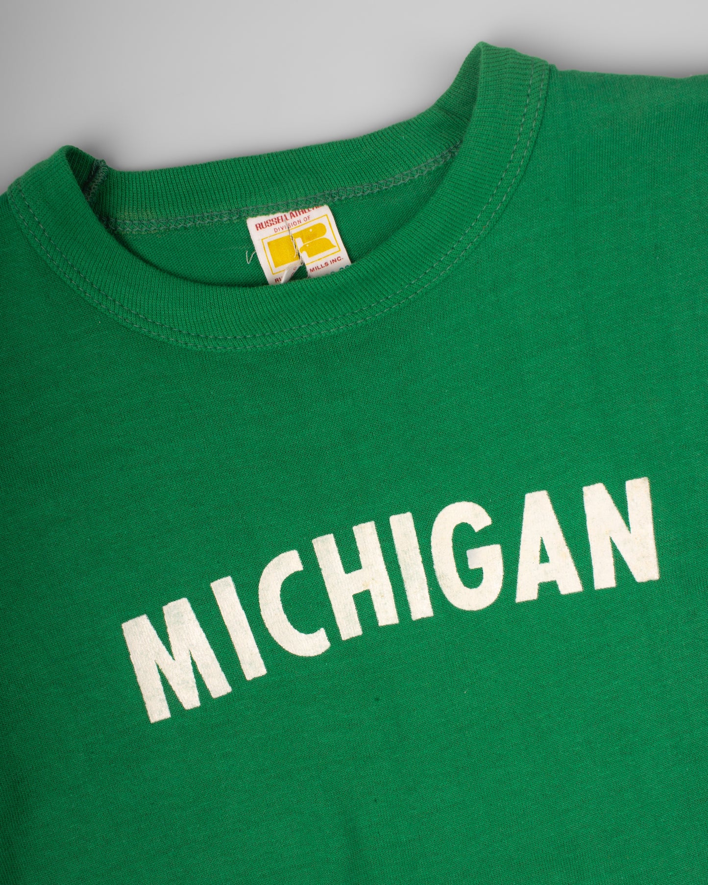single stitch I Love NY I love new york college tee harvard university highschool printed t-shirt 1970s 70s baby tee crop t-shirt vintage cropped tee 