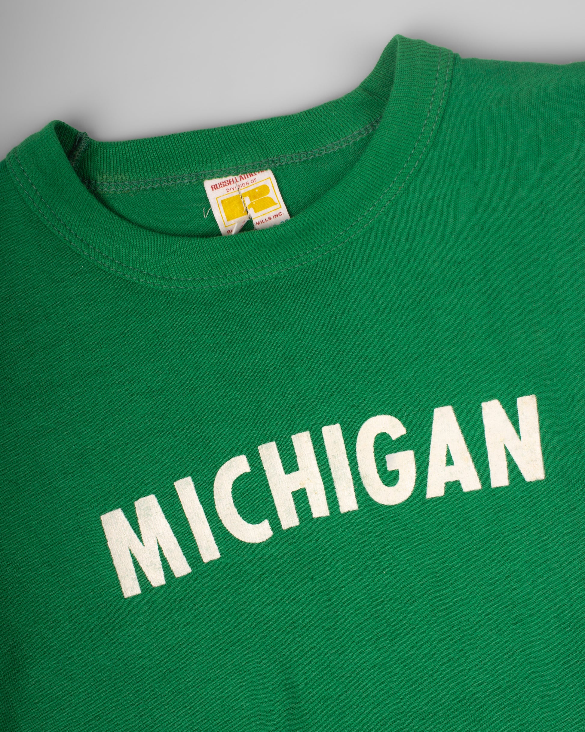 single stitch I Love NY I love new york college tee harvard university highschool printed t-shirt 1970s 70s baby tee crop t-shirt vintage cropped tee 