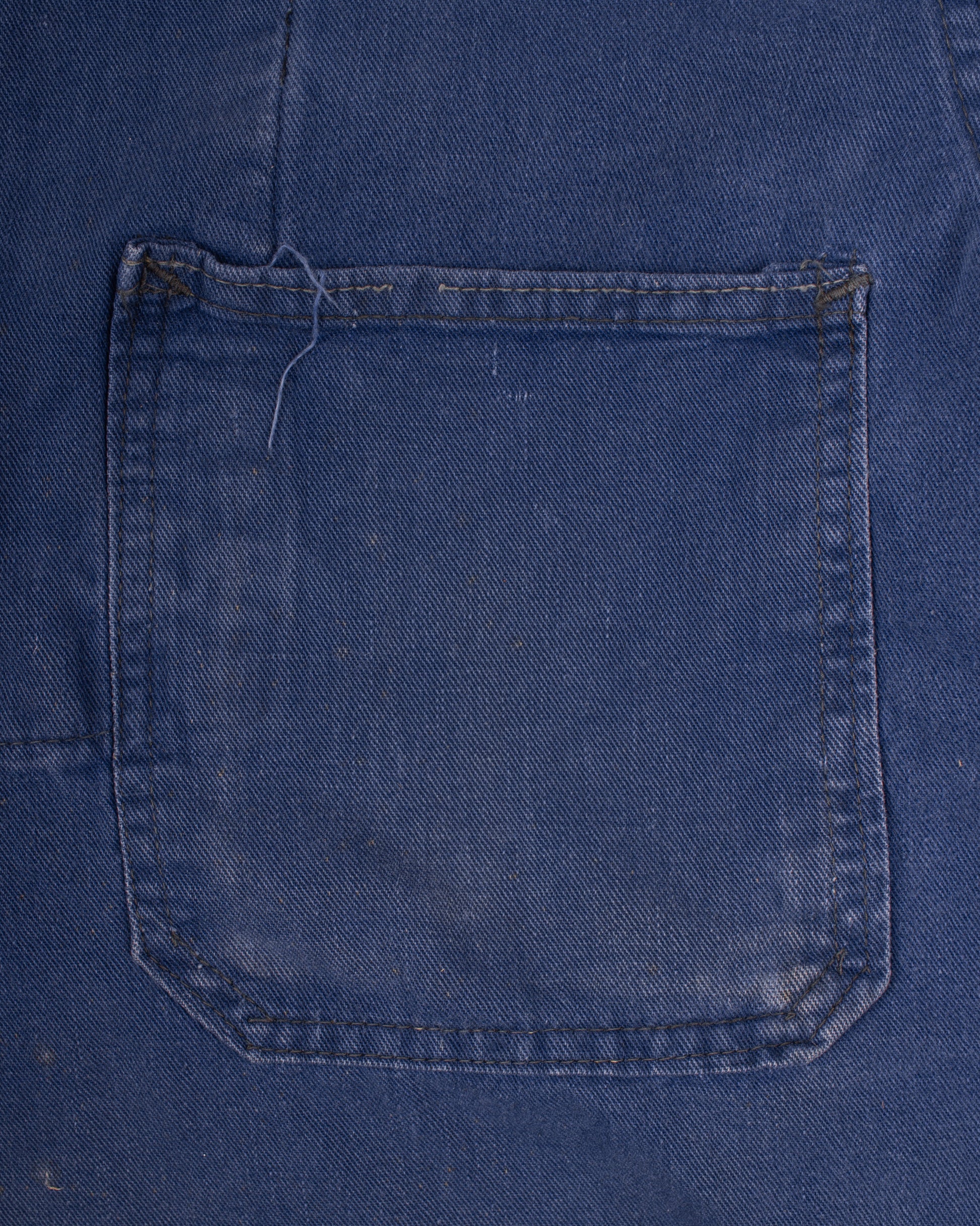french blue vareuse fisherman marin sailor sailing blouse smoke smock jacket overshirt 1960s 