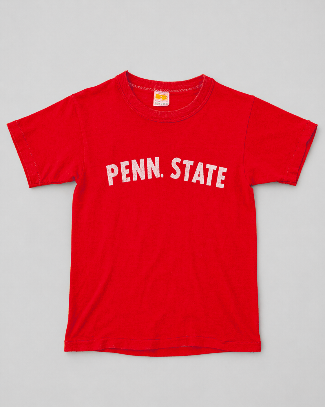 single stitch I Love NY I love new york college tee harvard university highschool printed t-shirt 1970s 70s baby tee crop t-shirt vintage cropped tee 