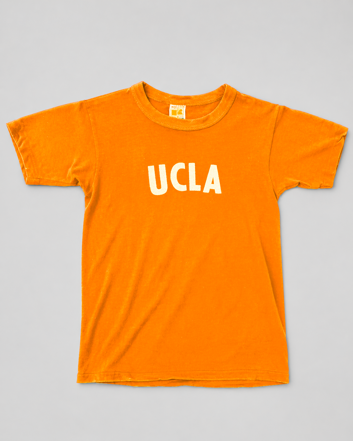 1970s Russell college kids tee (orange)